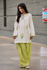 Myra Pure Cotton Hand Prined Kurta set