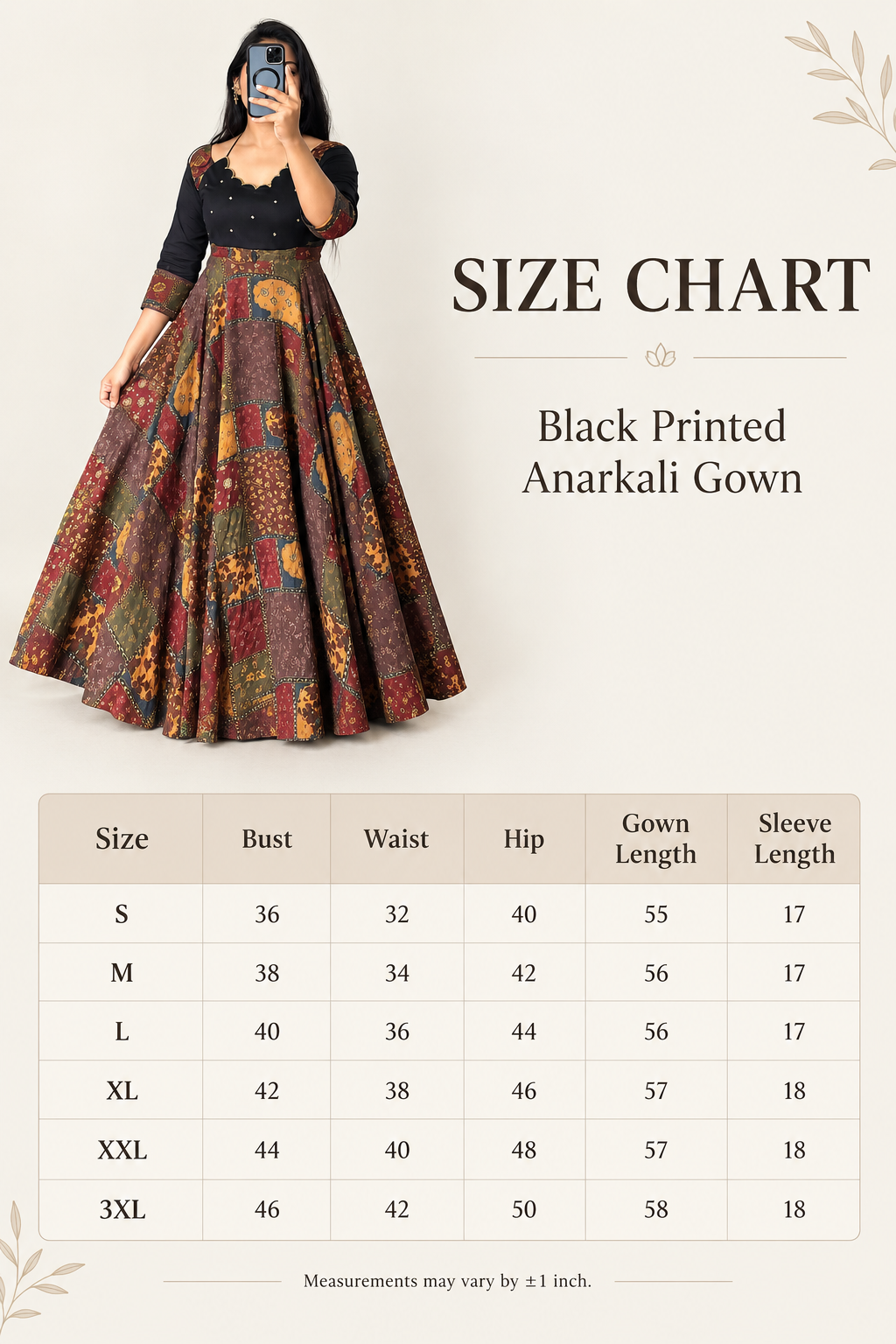 Madhu Ajrakh Patchwork Anarkali Designer Gown