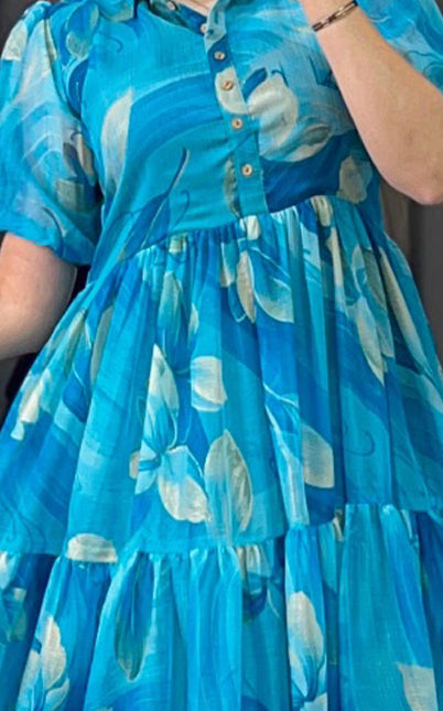Glamorous Pure Chiffon Summer Frock