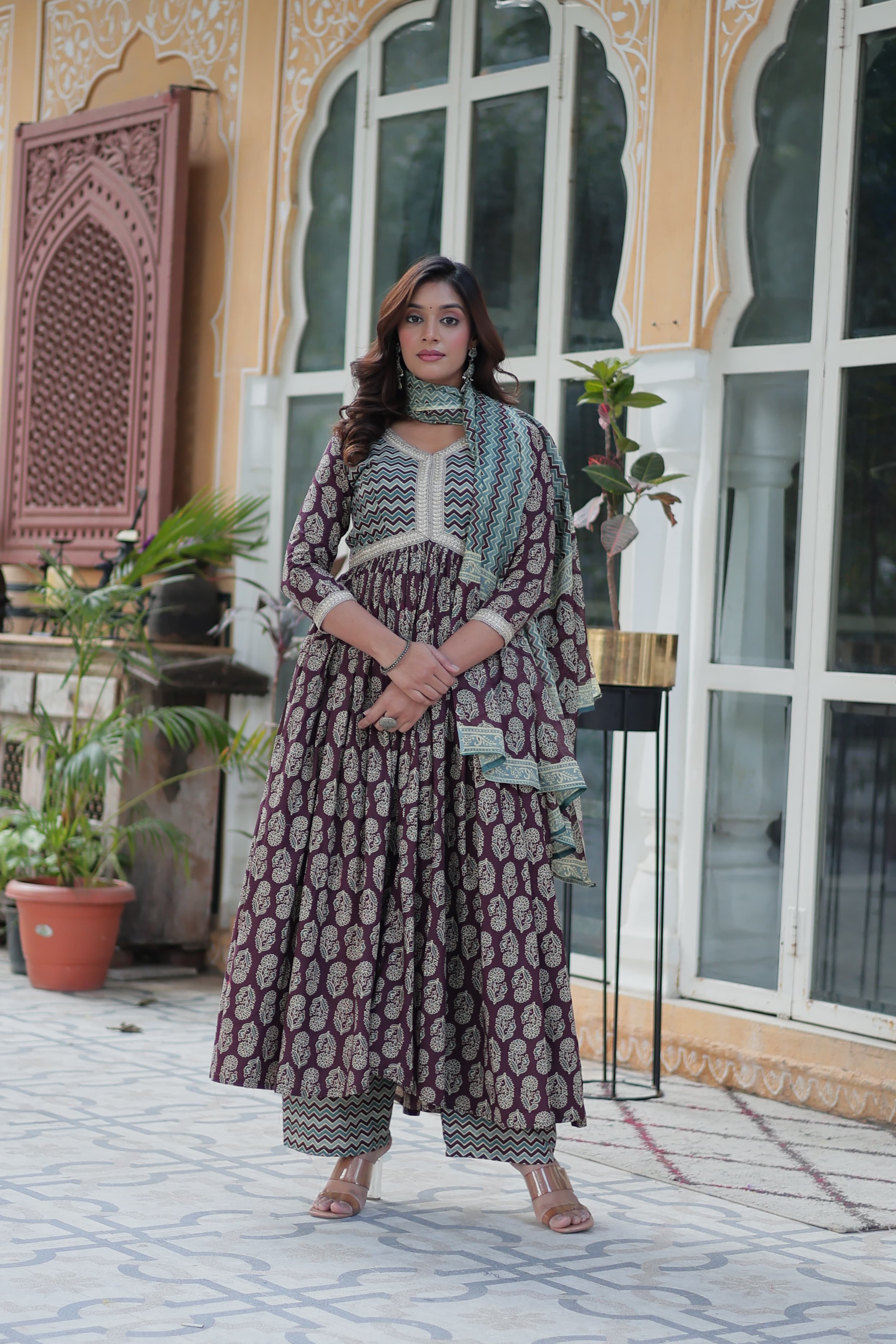 Delicate Pure Cotton Printed Kurta-Set