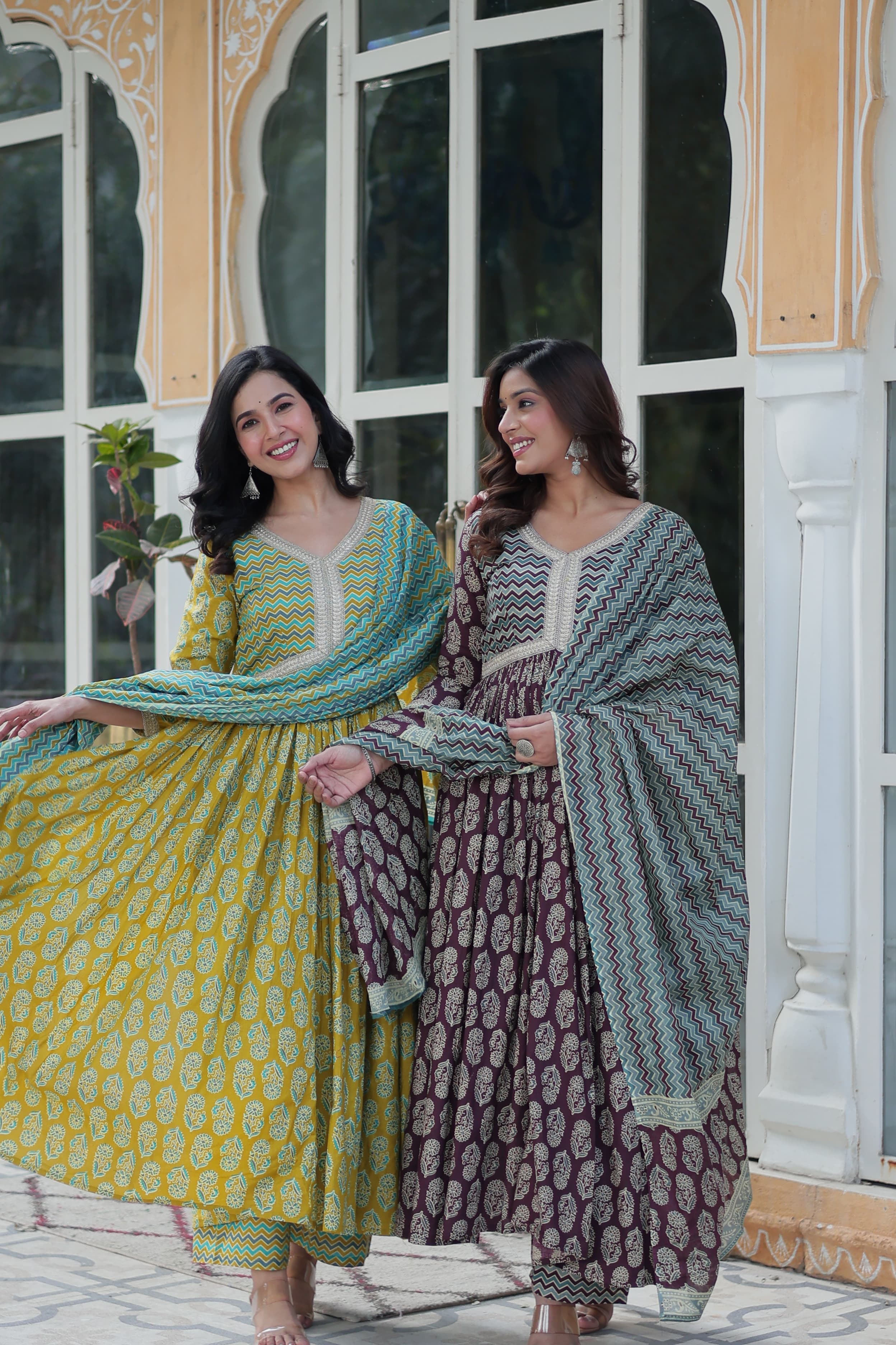 Delicate Pure Cotton Printed Kurta-Set