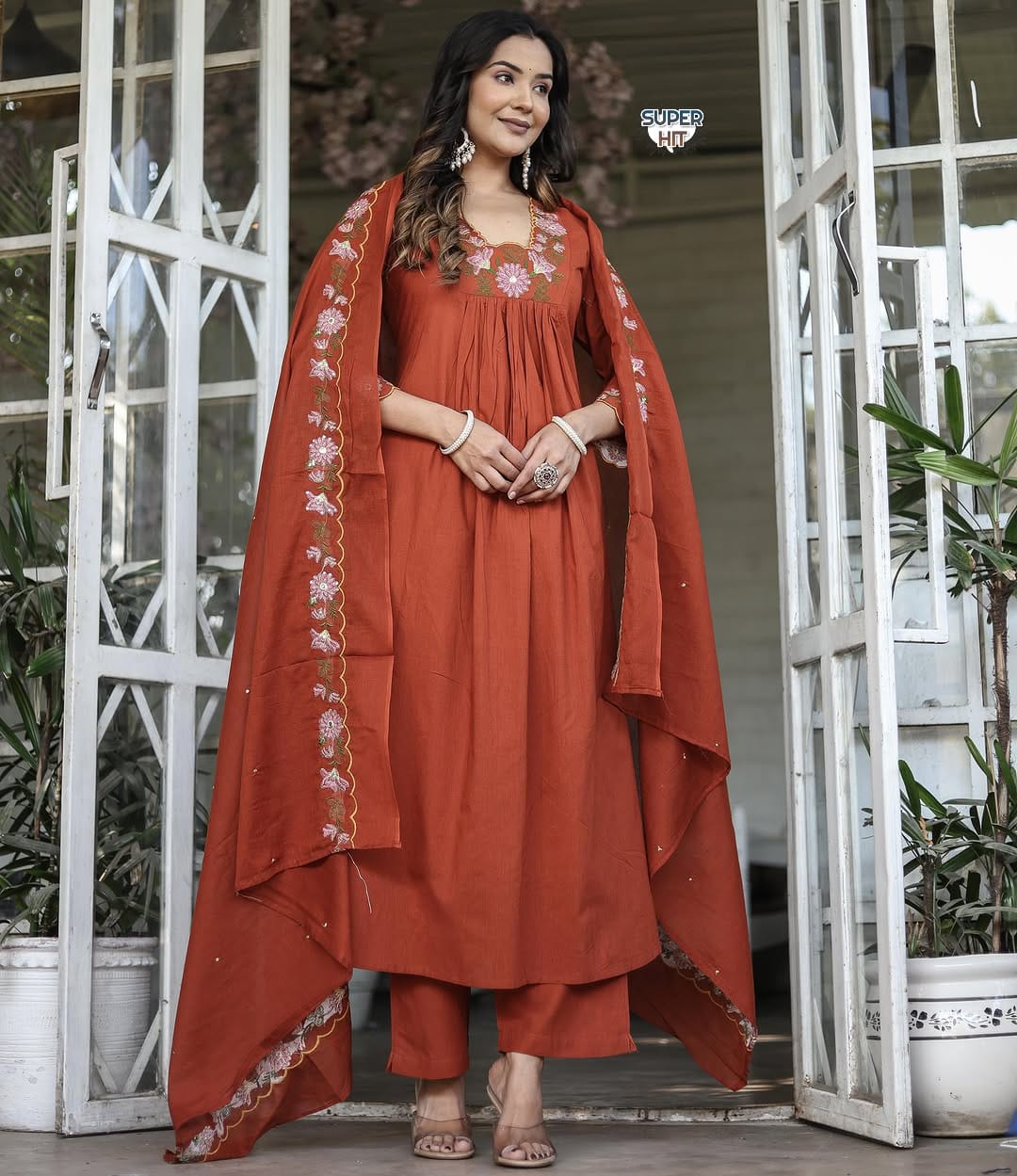 Magestic Soft Rayon Slub Kurta Pant With Dupatta