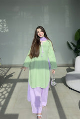 Nikhar Trending Pastel Dreams Cotton Farshi Set