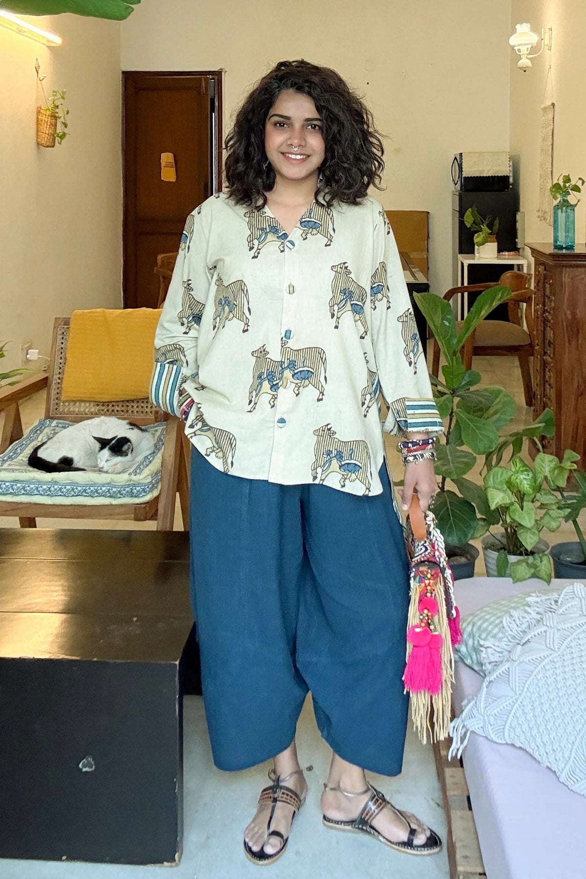 Shanaya Ajrakh Pure Cotton Co-ord Set