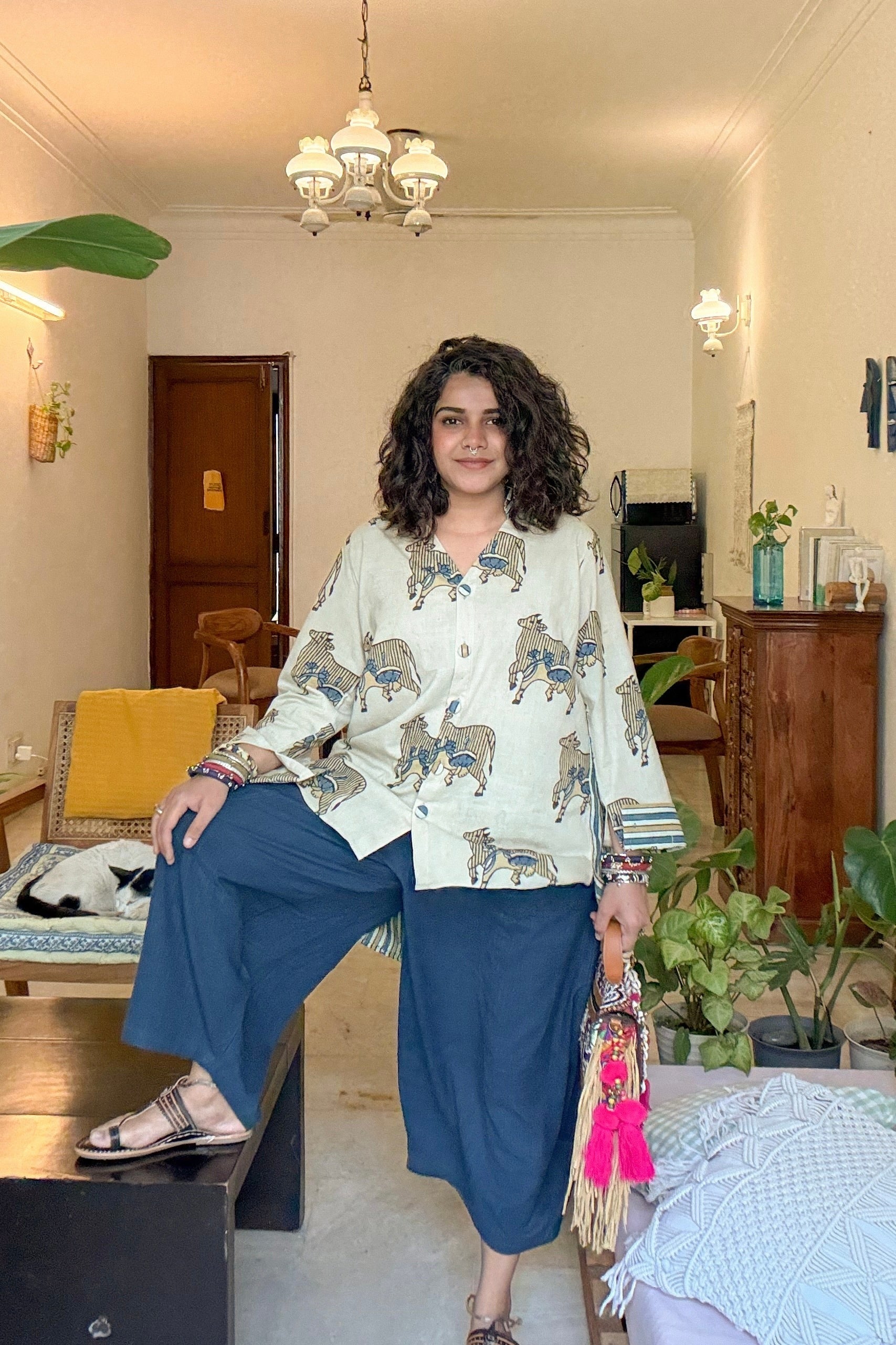 Shanaya Ajrakh Pure Cotton Co-ord Set