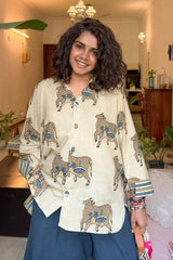 Shanaya Ajrakh Pure Cotton Co-ord Set