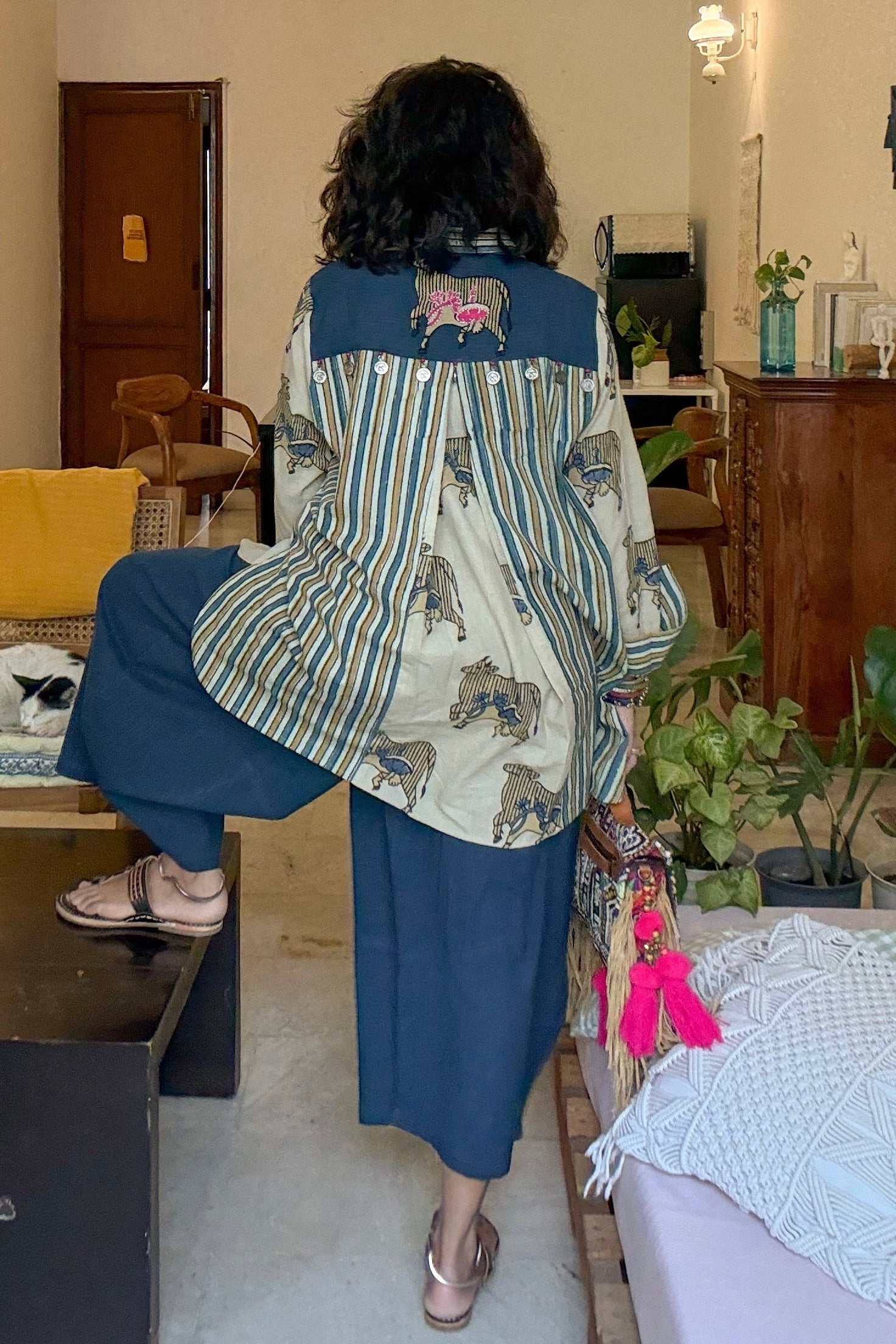 Shanaya Ajrakh Pure Cotton Co-ord Set