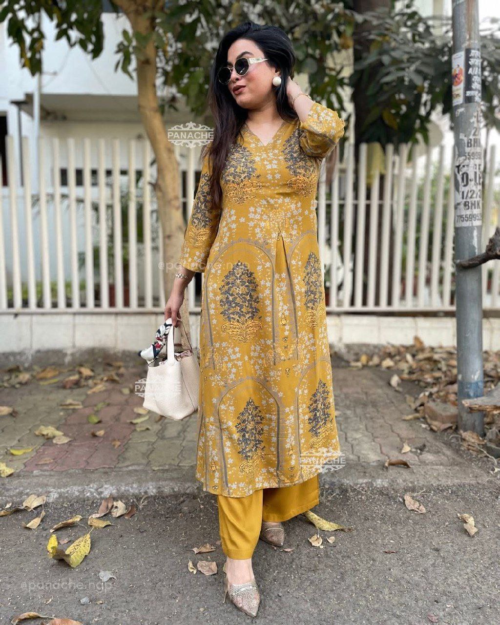 NEW LAUNCHING  2 PIECE RAYON SUIT SET