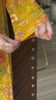 Zuri Cotton Silk Summer Floral Long Yellow Kurta