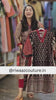 Mahi Ajrakh Printed Real Mirror A-Line kurtis