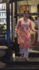 Saarah Chikankari Work Printed Straight Kurta - Orange