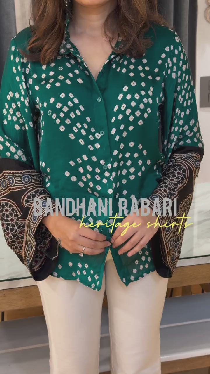 Tanya Bandhani Rabari Heritage Shirts