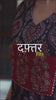 Noori Ajrakh Blue Cotton Flared Kurta Pant Set