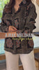 Sahiba Ajrakh Print Maldhari Heritage Black Shirt